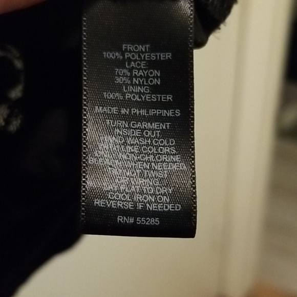 Express Sz Large cap sleeve blouse with lace back - Picture 4 of 6